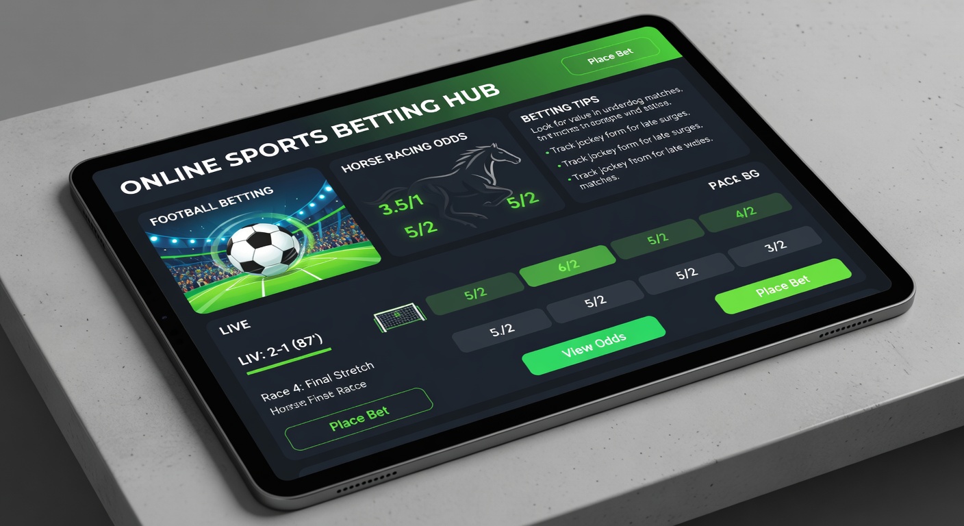 Dynamic shot of horses leaping the iconic Grand National fences at Aintree, overlaid with live odds fluctuating on a betting app