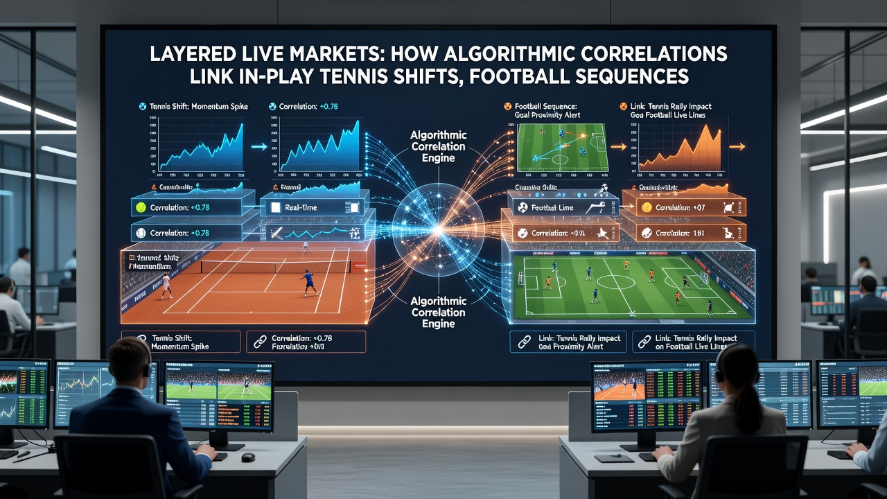 Diagram illustrating correlations between football sequences, turf finishes, and casino side bet adjustments