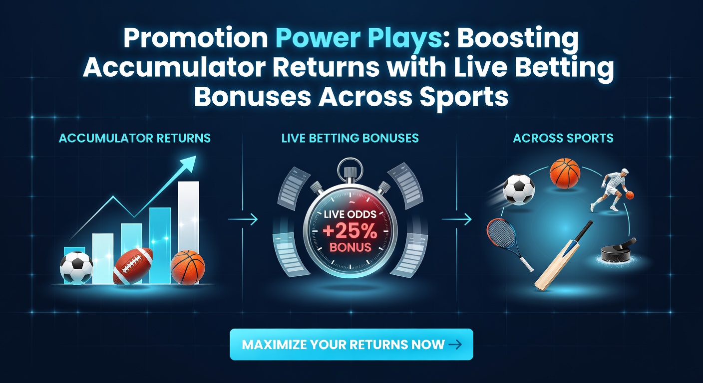 Dynamic live betting interface showing accumulator bets with bonus promotions highlighted across football, basketball, and tennis matches